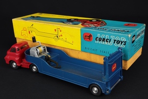 Corgi toys 1100 carrimore low loader dd700 back