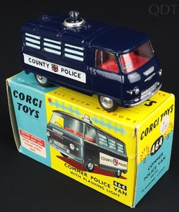 Corgi toys 464 county police commer van dd701 front