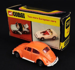 Corgi toys 383 vw 1200 dd727 back