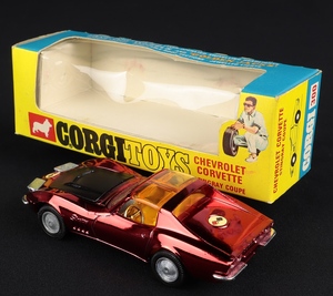 Corgi toys 300 chevrolet corvette dd725 back