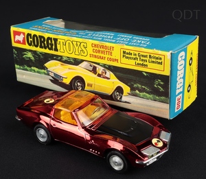 Corgi toys 300 chevrolet corvette dd725 front