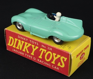 Dinky toys 238 d type jaguar dd740 back