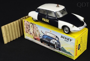 French dinky toys 501 citroen ds 19 police dd745 front