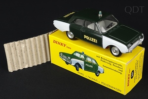 French dinky 551 ford taunus polizei dd746 front