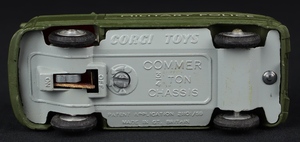 Corgi toys 353 u.s. military police truck dd747 base