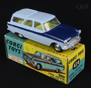 Corgi toys 424 ford zephyr estate car dd771 front