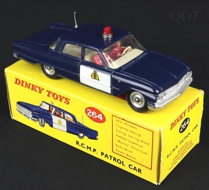 Dinky toys 264 rcmp patrol car dd777 front