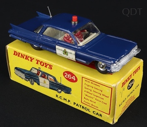 Dinky toys 264 rcmp patrol car cadillac dd778 front