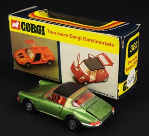 Corgi toys 382 porsche targa 911s dd795 back