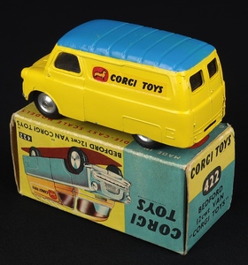 Corgi toys 422 bedford van dd803 back