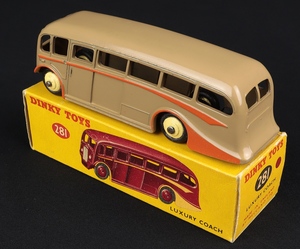 Dinky toys 281 luxury coach dd799 back