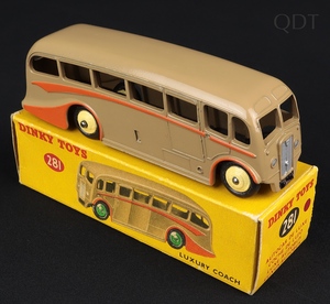 Dinky toys 281 luxury coach dd799 front