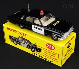 Dinky Toys 258 USA Police Car QDT