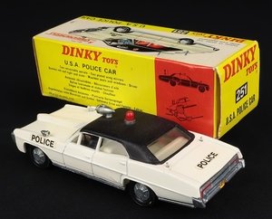 Dinky toys 251 usa police car dd808 back