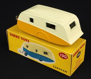 Dinky toys 190 caravan dd810 back