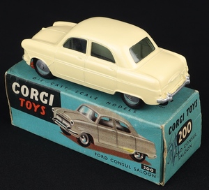Corgi toys 200 ford consul saloon dd812 back