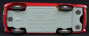 Corgi toys 218 aston martin db4 dd816 base