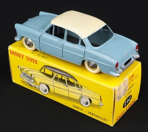 French dinky toys 24z simca versailles dd825 back
