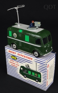 Dinky toys 968 bbc tv roving eye vehicle dd832 front