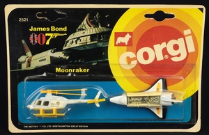 Corgi Junior Twin Set 2521 James Bond's DRAX Helicopter 