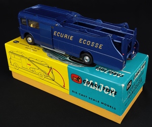 Corgi toys 1126 ecurie ecosse racing car transporter dd897 back