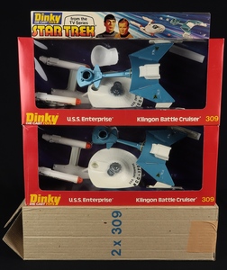 Dinky toys trade pack 309 star trek dd895