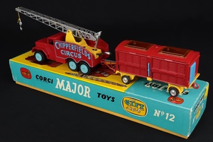 Corgi Toys Gift Set 12 Chipperfield's Circus Crane Truck & Trailer 