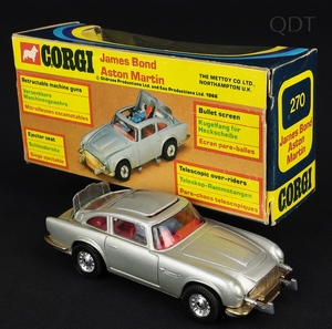 Corgi toys 270 james bond's aston martin dd907 front