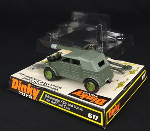 Dinky toys 617 volkswagen kdf pak anti tank gun dd915 back