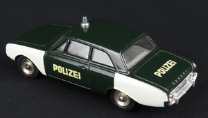 French dinky toys 551 ford taunus polizei dd918 back