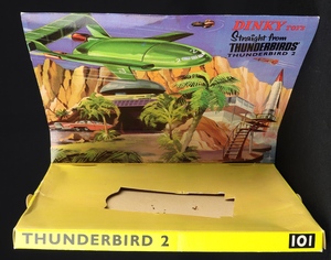 Dinky toys 101 thunderbird 2 dd926 plinth