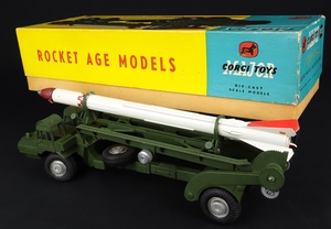 Corgi toys 1113 corporal guided missile erector vehicle dd946 back