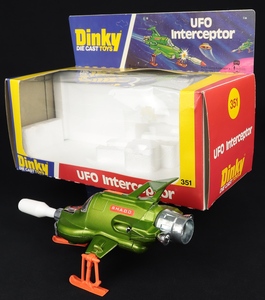 Dinky toys 351 ufo interceptor dd951 back