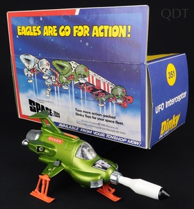 Dinky toys 351 ufo interceptor dd951 front