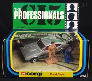 Corgi toys 342 ford capri professionals dd952 front