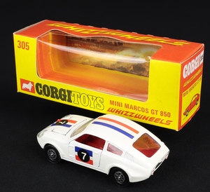 Corgi toys 305 mini marcos gt 850 dd964 back