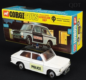 Corgi toys 506 sumbeam imp police dd966 front