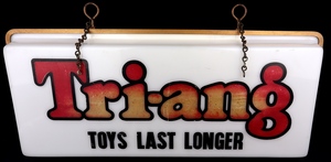 Tri ang toys last longer hanging sign dd971 back