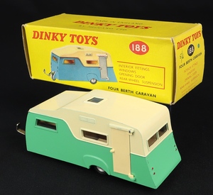 Dinky toys 188 four berth caravan dd979 back