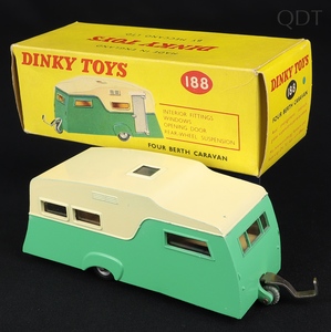 Dinky toys 188 four berth caravan dd979 front