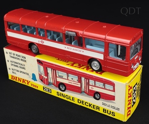 Dinky toys 283 single decker bus dd981 front