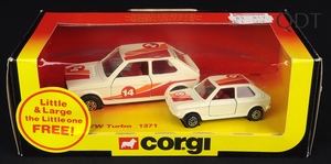 Corgi toys 1371 vw turbo dd987 front