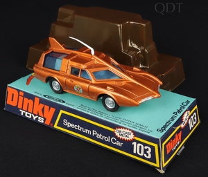 Dinky toys 103 spectrum pursuit car dd991 front