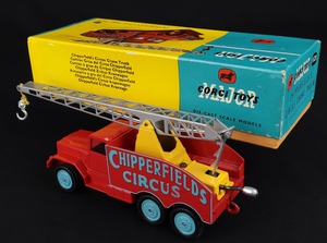 Corgi toys 1121 chipperfields circus crane truck ee6 back