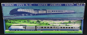 Dinky toys gift set 16 silver jubilee train dd999 front