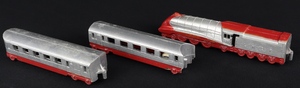 Dinky toys gift set 16 silver jubilee train ee1 back