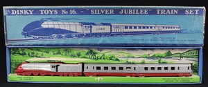 Dinky toys gift set 16 silver jubilee train ee1 front