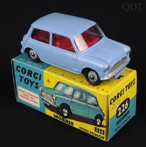 Corgi toys 226 morris mini minor ee12 front