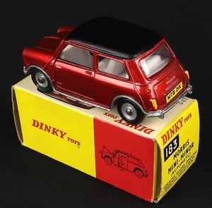 Dinky toys 183 morris mini minor ee15 back