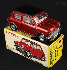 Dinky toys 183 morris mini minor ee15 front
